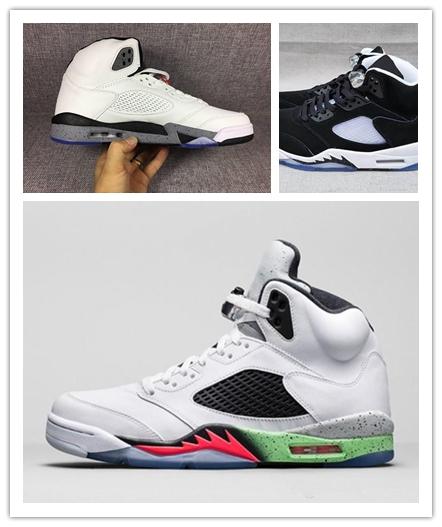 New 5 5s Basketball Shoes V Olympic metallic Gold White Cement OG Black Metallic 2018 mens shoes red blue Suede Man Sport Sneakers