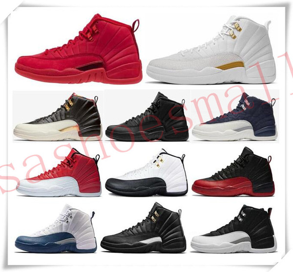 High Quality 12 12s OVO White Gym Red WNTR The Master Basketball Shoes Men Taxi Flu Game French Blue CNY Sneakers