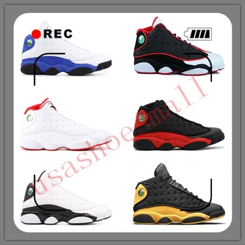 Classic 13 13s Mens Basketball Shoes Bred Chicago wheat XII Melo Class of 2002 Black Cat Altitude Brown CP3 home DMP sports sneaker shoes