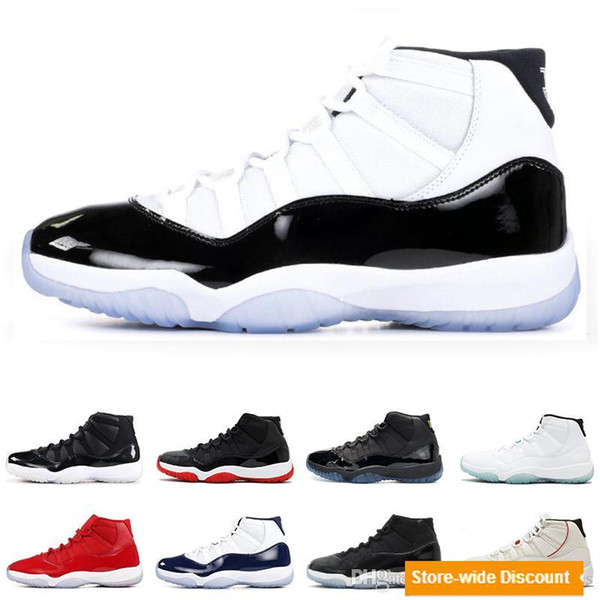 Men Basketball Shoes 11s Platinum Tint CAP AND GOWN BRED LEGEND BLUE CLOSING CEREMONY HEIRESS for Men Women Sports Sneakers