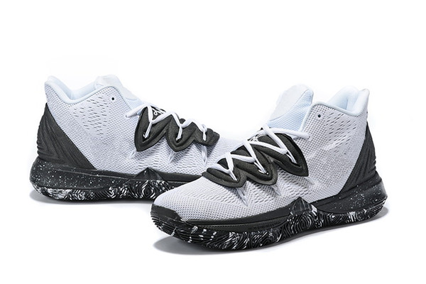 kyrie V Oreo cookies cream shoes for sales new Irving 5 Basketball shoes store Free Shipping With Box US7-US12