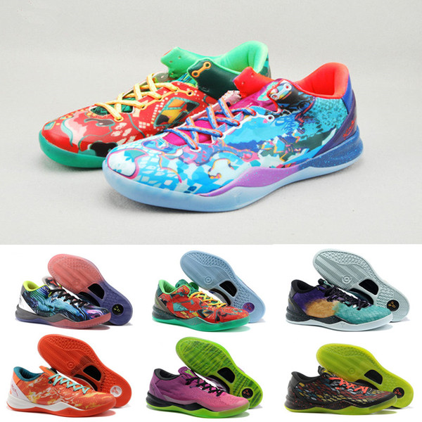 Multicolor What the kobe 8 VIII System Top Basketball Shoes for Cheap Classic KB 8s Mamba Assassin/Easter/Master Sports Sneakers Size 40-46