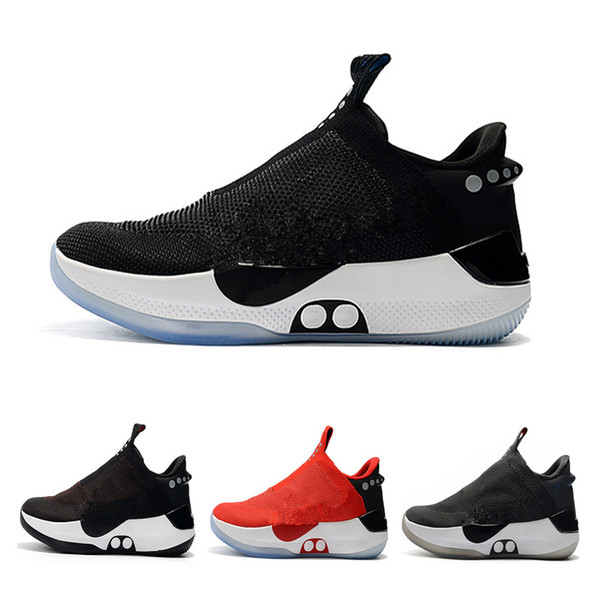 2019 New Arrival Adapt BB Black White Pure Platinum Basketball Shoes for High quality Mens Outdoors Athletic Sports Sneakers Size 40-46