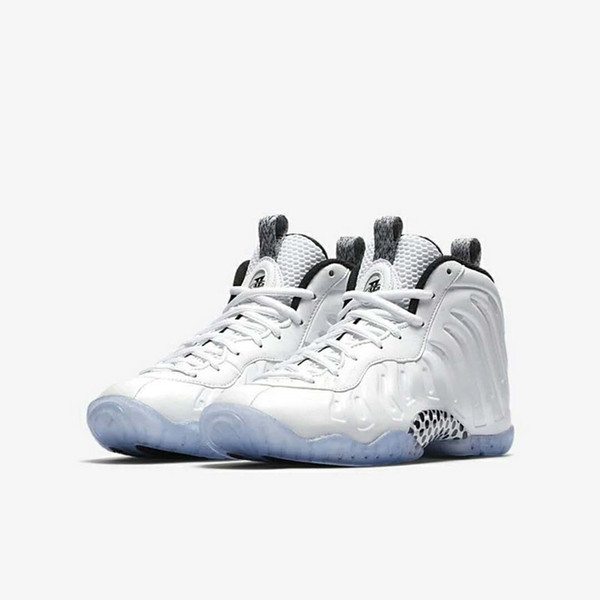 2018 New Penny Hardaway 1 Foams PRM All White Ice Rose Gold Sports Basketball Shoes for Mens Foam One Training Designer Sneakers Size 40-47