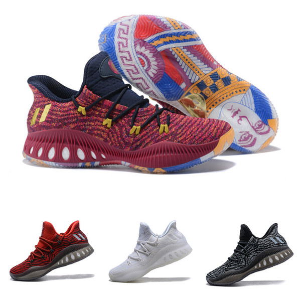 High quality Crazy Explosive 2017 PK Andrew Wiggins Low Red Zebra Las Vegas Basketball Shoes for Mens Trainers Sports Sneakers Size 40-46