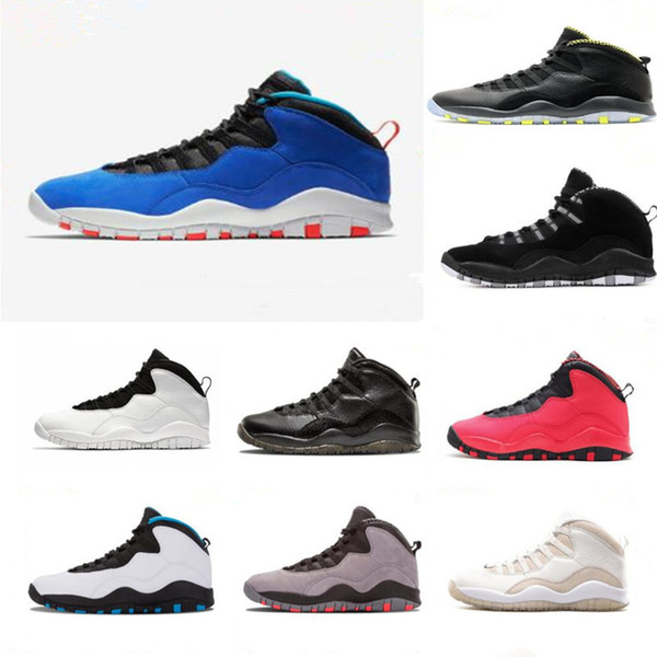 Jumpman X 10 Tinker Cement 10s Sports Basketball Shoes What the Westbrook Im back White Cool Grey Bobcats Steel Man Training Sneakers US8-13