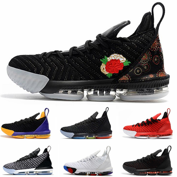 16 16s Mens Basketball Shoes I Promise King 1 Thru 5 Oreo Fresh Bred Lakers WHAT THE Trainer Men Sports Sneakers US7-12