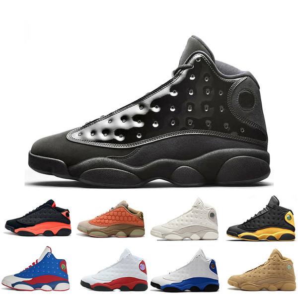 13 13s Mens Basketball Shoes Cap And Gown Phantom Chicago GS Hyper Royal Black Cat Flints Bred Brown Wheat DMP mens sports sneakers women