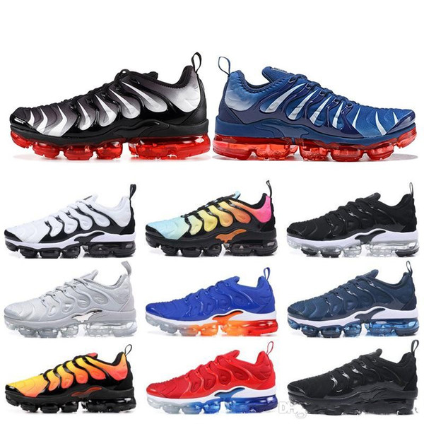 PLUS Running Shoes For Men Women Black Speed Red White Anthracite Ultra White Black Best Designer Sneakers 36-45