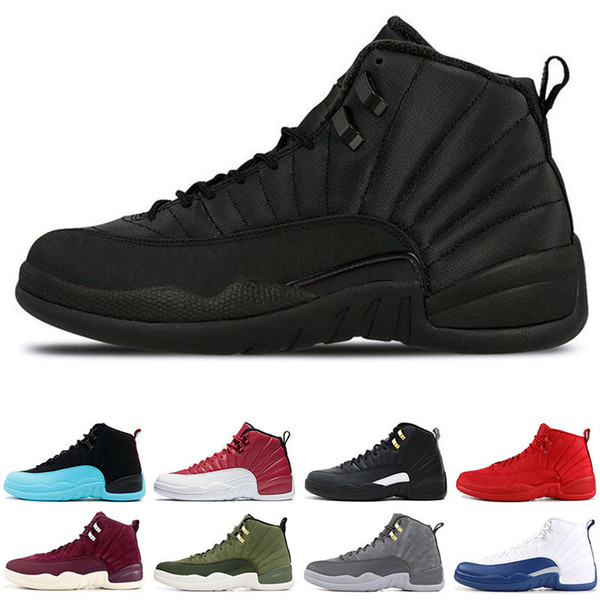 12 12s Basketball shoes for mens Winterized black WNTR Gym red Flu game GAMMA BLUE Taxi the master men Sports Sneakers size 8-13