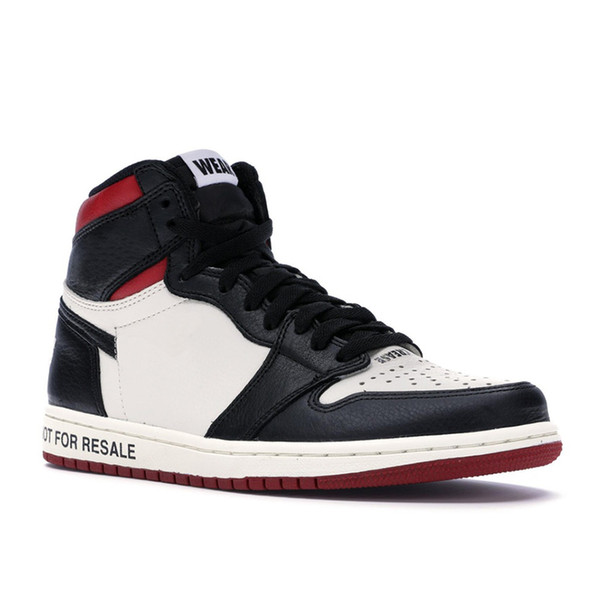 Top 1 NRG OG High Basketball shoes men Black Toe Not For Resale 1s Sneakers mens No L's Black yellow boots size US7-13