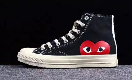 2019 New Chuck Shoes 1970s Classic Canvas Casual Play Jointly Big Eyes High Top Dot Heart Women Mens Fashion Designer Sneakers Chaussures