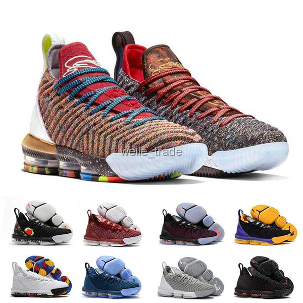 2019 Mens Basketball Shoes 16 16s I Promise King 1 Thru 5 Oreo Fresh Bred Lakers WHAT THE Trainers Foams Sports Sneakers Chausseures