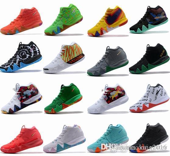 4s Kyrie IV Lucky Charms Mens Basketball Shoes Irving 4 Confetti BHM EQUALITY All-Star March Madness City Guardians London Mamba Sneakers