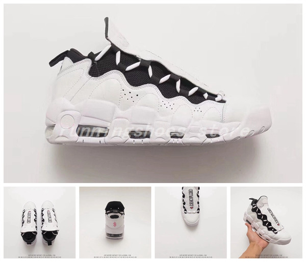 High Quality Air More Money 96 QS Sneaker Mens Basketball Shoes Womens Trainers Sport Shoes Athletic Uptempo Sneakers Size 40-46