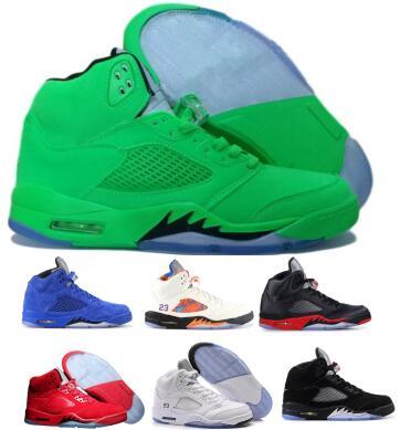 5 5s Basketball Shoes Sneakers Mens Women Volt Suede Bred Laney Wings Olympic Oreo Flight Grape Psg Promo Oregon Ducks 2019 Chaussure Shoes