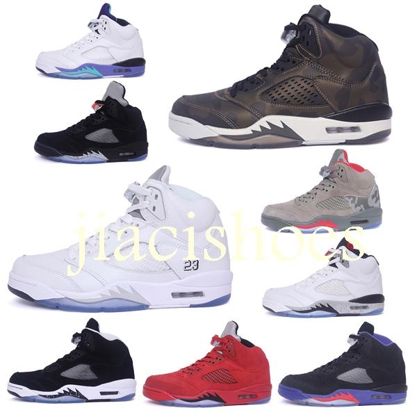 2019 top quality 5 Mens 5s Basketball Shoes Women Concord men 45 Platinum Designer baskets Sports Trainers chaussures Sneakers