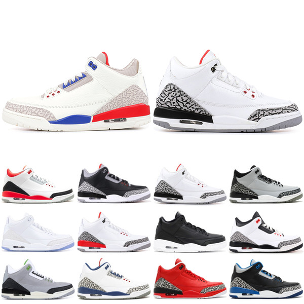 2019 Designer Mens High Basketball Shoes New Mocha Charity Game Pure White Infrared Fly Black III Sports Shoes Sneakers 40-47