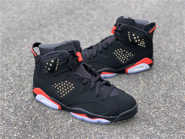 top quality 6 Black Infrared red 3M VI Bred men basketball shoes sports 6s outdoor trainers sneakers with box size 8-12