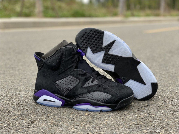 Authentic Social Status Air High 6 SP NRG Basketball Shoes Mens Sports Sneakers 6S 3M Black Dark Concord AR2257-005 With Box 7-13