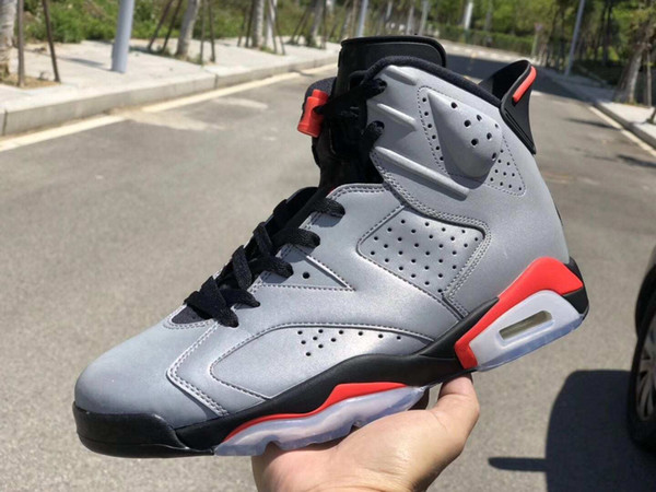 top quality 6 Reflective Bugs Bunny JSP 3M VI Bred men basketball shoes sports 6s outdoor trainers sneakers with box size 7.5-13