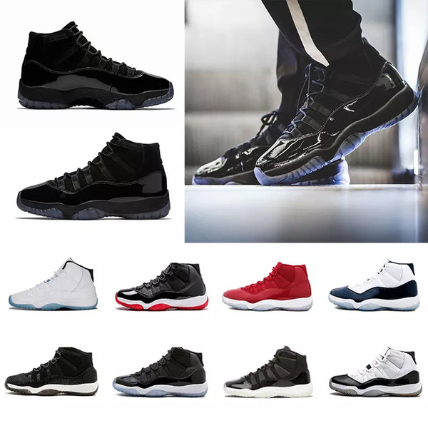 11 11s Prom Night Men Basketball Shoes blackout Easter Gym Red Midnight Navy PRM Heiress Barons Closing Concord Bred Ceremony sport sneakers