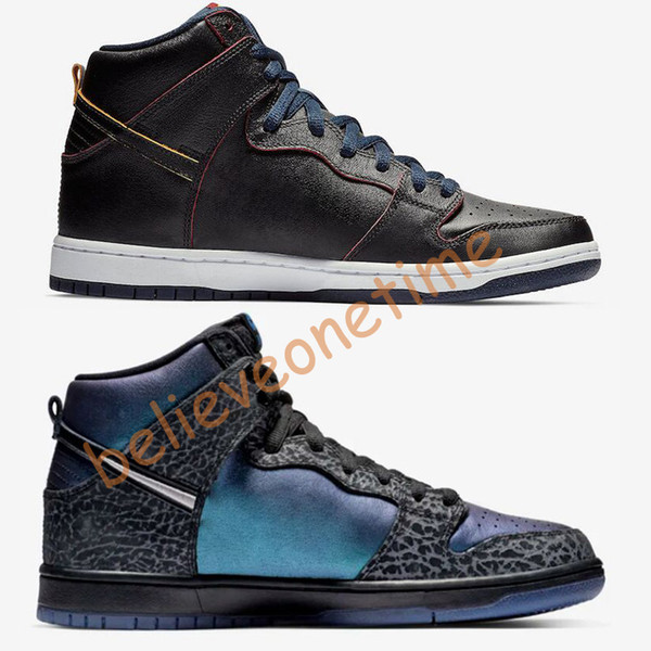 Best Quality Dunk SB High Cavaliers Black Hornet Sheep Arizona Mens Women Basketball Shoes Hi PREM Trumpet Sports Sneakers Size 36-45