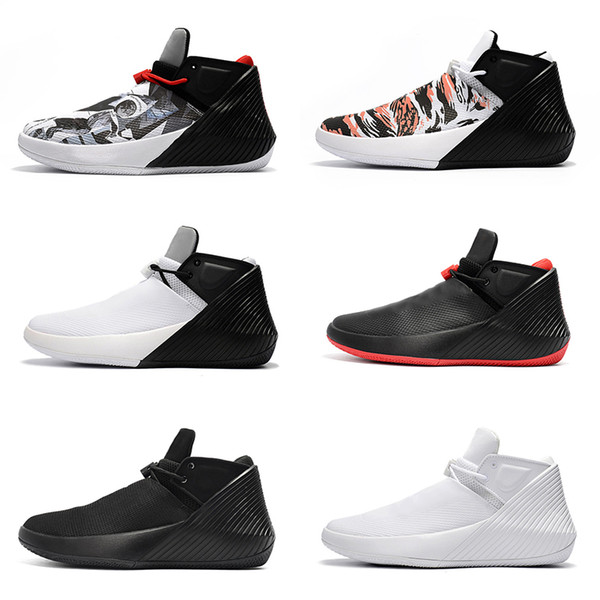 2018 New Why Not Zer0.1 Russell Westbrook Men's Basketball Shoes Zero One Black White All Star Trainer Sports Sneakers With Box size 40-46