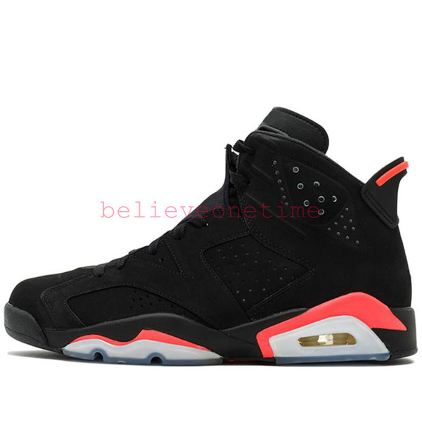 New Arrival 2019 Version 6s basketball shoes 6 Black Infrared high Top men trainer shoes with box Size Us 8-13