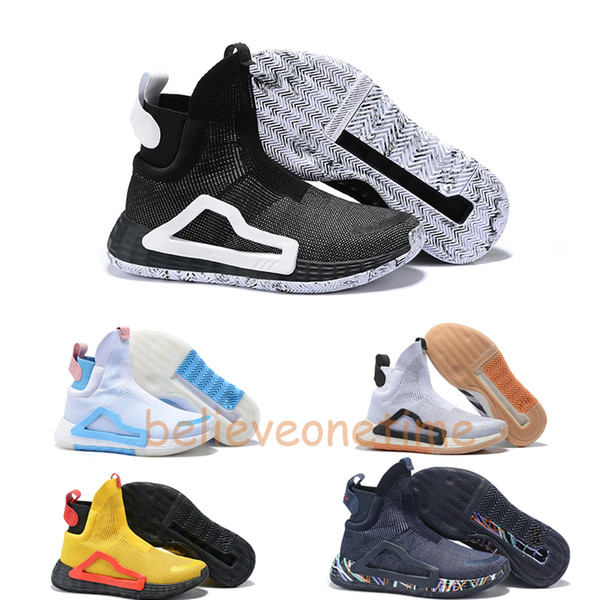 2019 new basketball shoes original n3xt l3v3l Zach LaVine black cloud white prime knit shoes Donovan Mitchell shoes for men Size Us 7-11.5