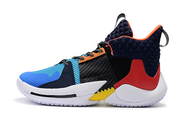 Why Not Zer0.1 0.2 OKC Home Chaos Black Orange-Grey Men All-Star Basketball Shoes Michigan Russell Westbrook 2 Red Grey Sports Sneakes