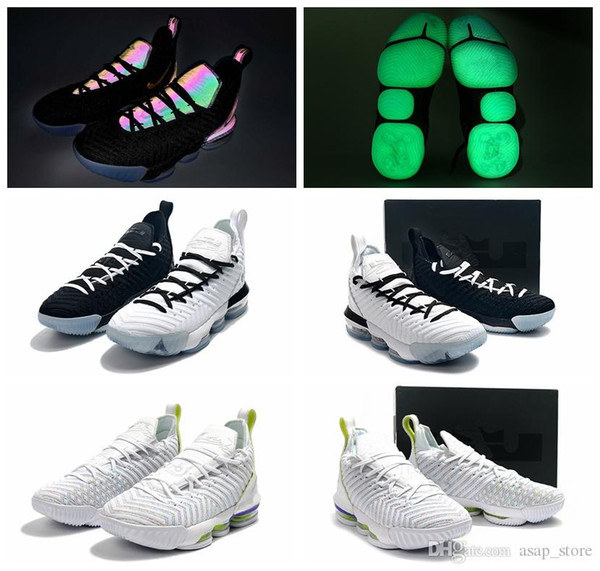 2019 New Arrive Chameleon Bath Light Year Men basketball shoes 16s Equality Black Month sports sneaker size 40-46