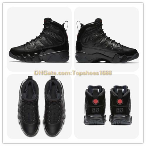 9 Bred Men Basketball Shoes 9s IV 9 black Anthracite University red Sports Shoes City Of Flight Sneaker Top Quality Athletics free shippment