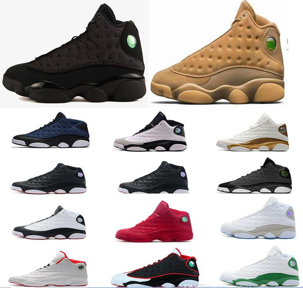 13s men&women basketball shoes 3M GS Hyper Royal Italy Blue Bordeaux Flints Chicago Bred DMP Wheat Olive Ivory Black Cat sports sneakers