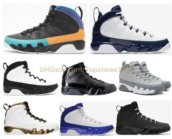 High Quality 9 Dream It Do It UNC Bred Space Jam Basketball Shoes Men 9s Tour Yellow PE Spirit Anthracite Sneakers Size 7-12