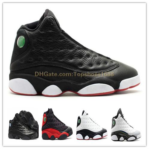 13 Playoff Flint Barons Bred Chicago Black Cat Basketball Shoes Cheap 13s Mens Sports Shoes Outdoor Athletics Boots Trainers Footwear shoes