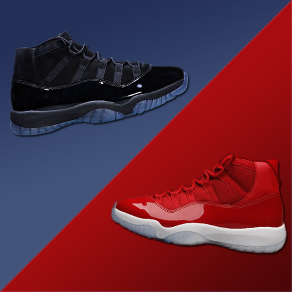 11 Prom Night Cap and Gown Blackout Win Like 82 96 Gym red Chicago Midnight Navy Basketball Bred Space Jam Concords Sports Sneaker