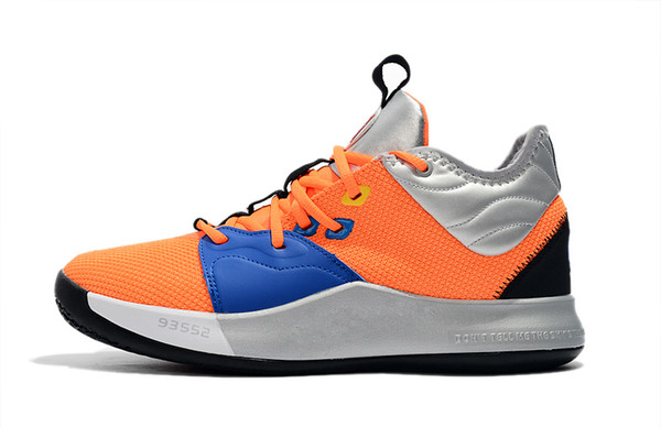 2019 New Paul George PG 3 3S PALMDALE III P.GEORGE Basketball Shoes For Men PG3 Starry Blue Orange Red Black Sports Sneakers Size 40-46