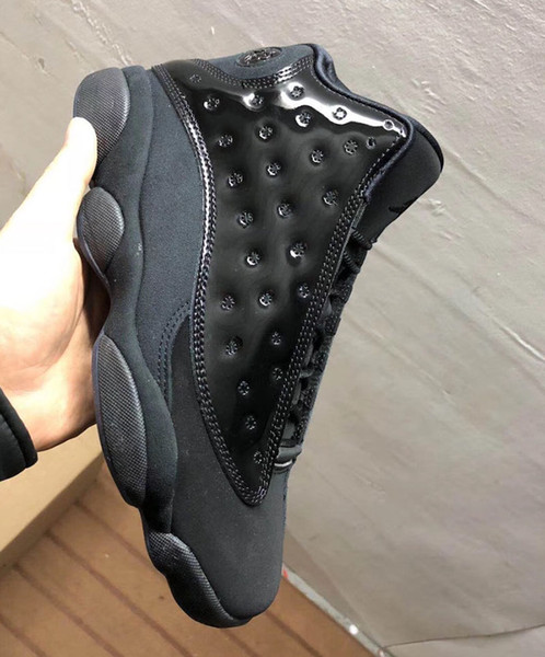 13 Cap and Gown 13s Top Quality Real Carbon Fiber Black mens Basketball Shoes Athletic Sport Sneakers With Box