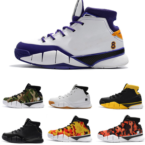 UNDEFEATED KOBE 1 ZOOM KB1 Protro Camo PE All-Star MPLS for Mens Basketball Shoes MID Athletic Sport Sneakers