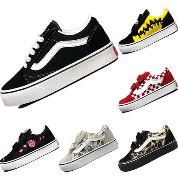 With Box 2019 Old Skool Revenge Storm Suede Splicing Youth Bowling Shoes Old Skool Revenge Storm Mix Rubber Youth Sports Shoes