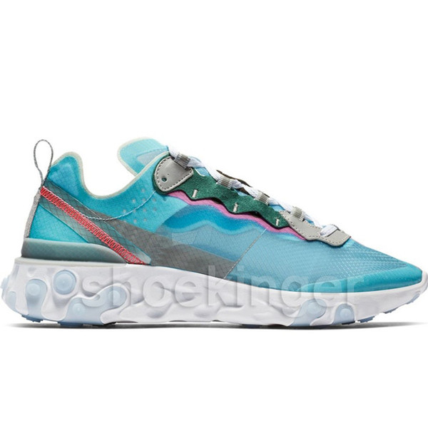 Reacts Element 87s Mens Womens Royal Tint Desert Sand Signal Blue Green Mist Electric Yellow Volt Pink Solar Red High Quality Bowling Shoes