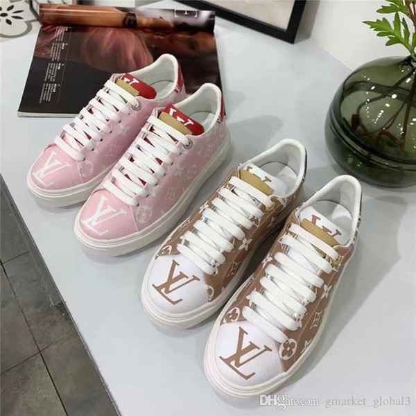 New TIME OUT SNEAKER 1A58AF Sneaker Trainer Women's fashion sneakers Luxury designer Platform shoes 1A58AV Fashion women's case