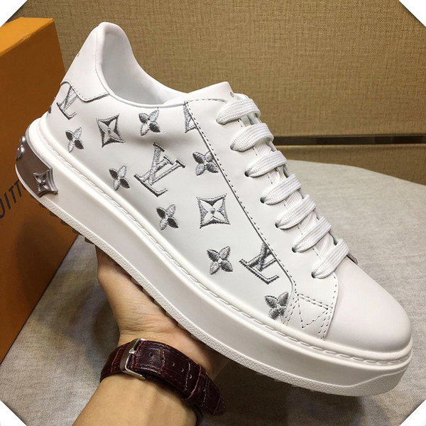 High Quality Womens Shoes Casual Luxury Fashion Sneakers Footwears with Original Box Flats Time Out Sneaker Chaussures de femmes Women Shoes