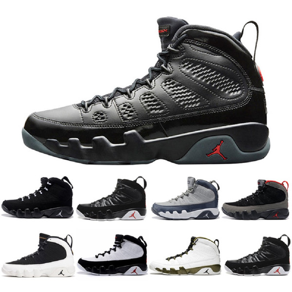 9s 9 basketball shoes 9s space jam bred cool grey black white Anthracite blue yellow PE Sports Shoes Men sneakers US 8-13