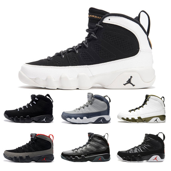 High Quality 9 Dream It Do It UNC Bred Space Jam Basketball Shoes Men 9s Tour Yellow PE Spirit Anthracite Sneakers With Box