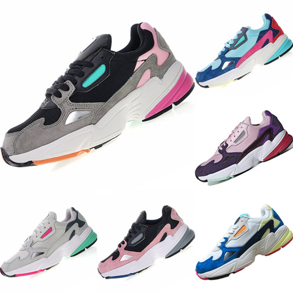 With Box 2019 Falcon W Leather and Mesh Youth Ladies Breathable Bowling Shoes Falcon W Mix EVA Cushioning Sports Shoes