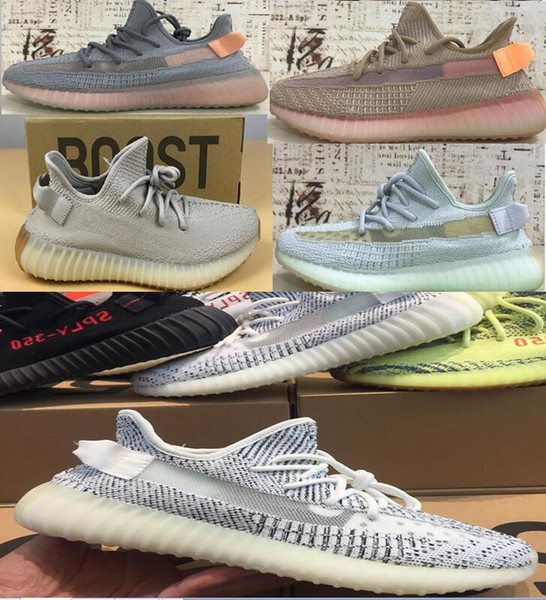 New Release Originals 350 V2 Clay Hyperspace True Form Kanye West Men Women Authentic outdoor sports Shoes EG7490 size36~46