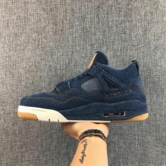 2019 HOT SALE A R 4 DENIM LS BLUE JEANS MEN sport SHOES JIONT LIMITED R 4S AUTHENTIC SPORTS SNEAKERS AO2571-401 WITH BOX