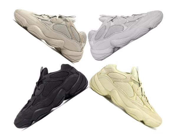 New Wave Runner 500 Blush Desert Rat 500 Super Moon Yellow Climbing Shoes Kanye West 500 Mens Women Sneaker Sports Shoes